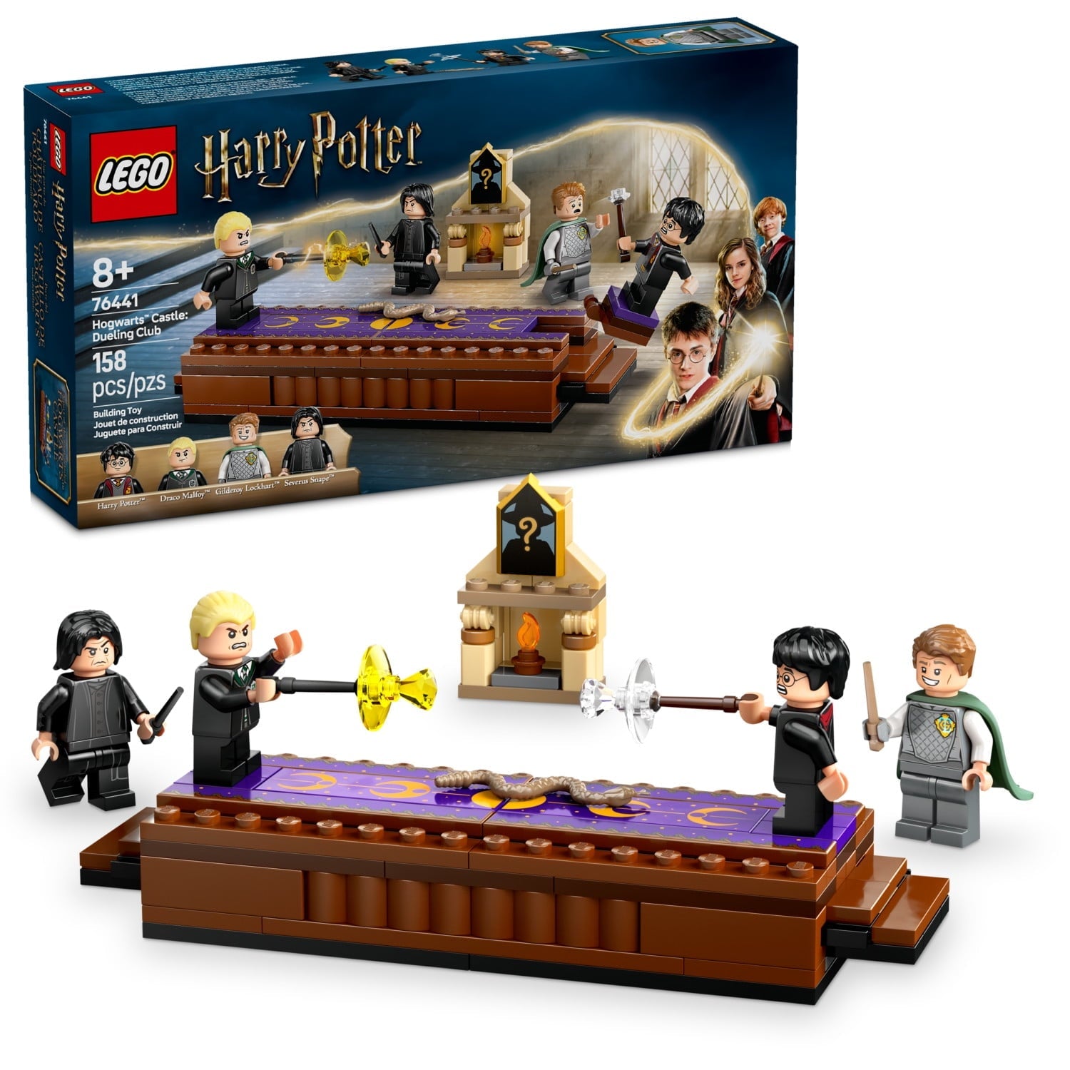 LEGO Harry Potter Hogwarts Castle: Dueling Club Building Toy - Wizard Kids Toy for Boys and Girls, Fans of Harry Potter, Ages 8+ - Gift Idea for Birthdays - 76441